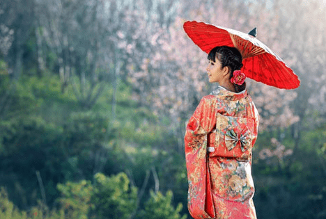 Japanisches Mädchen