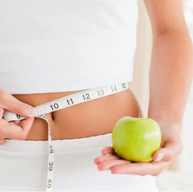 Taillenreduktion während des Gewichtsverlusts in einer Woche