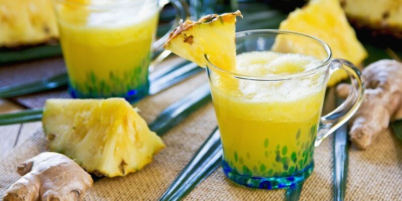 Ananas-Smoothie zum Abnehmen