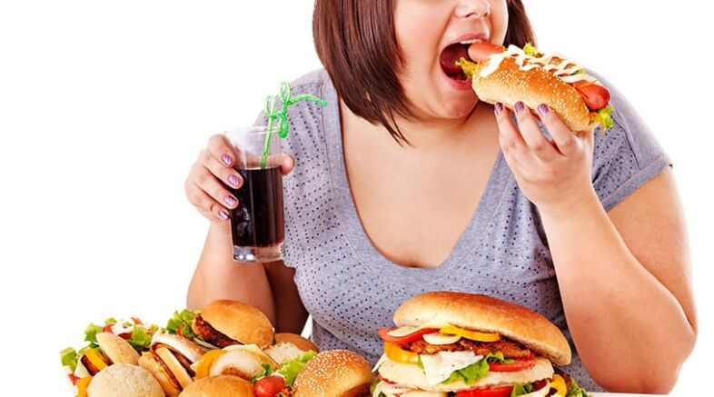 Ungesunde Lebensmittel bei Typ-2-Diabetes